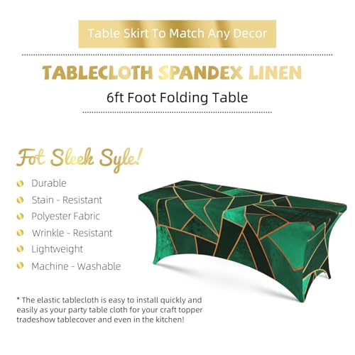 Nappe extensible élasthanne géométrique noir et or chic