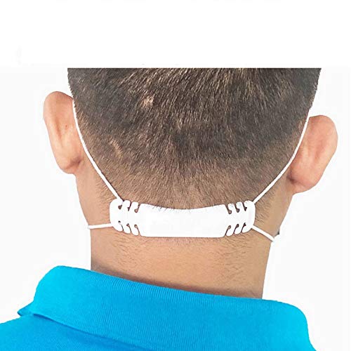 10 Pcs Kids Ear Saver | Mask Strap Band Earloop Extender | Ear Mask Adjuster Protector Hook Loop| Ear guard Mask Clip Helper Savers | Anti-Slip Portable Mask Extension Buckle | Kids Sizes [Pack of 10]