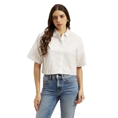 Image of Levi's Women's Textured Spread Collar Shirt