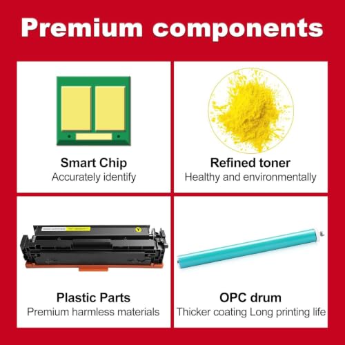 Image of greencycle 067H Yellow Toner Cartridges High Yield [with Chip] | Compatible Replacement for Canon 067 067H CRG067H for ImageCLASS MF656Cdw LBP632Cdw MF652Cdw MF654Cdw MF653Cdw (2Pack 067HY)
