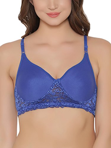 Image of Clovia Women's Pack of 2 Cotton Rich Non-Wired Spacer Cup T-Shirt Bra