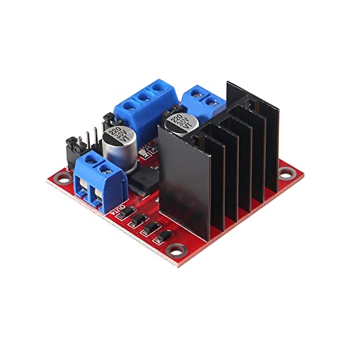 AEDIKO 2pcs L298N Motor Drive Controller Board DC Dual H-Bridge Robot Stepper Motor Control and Drives Module