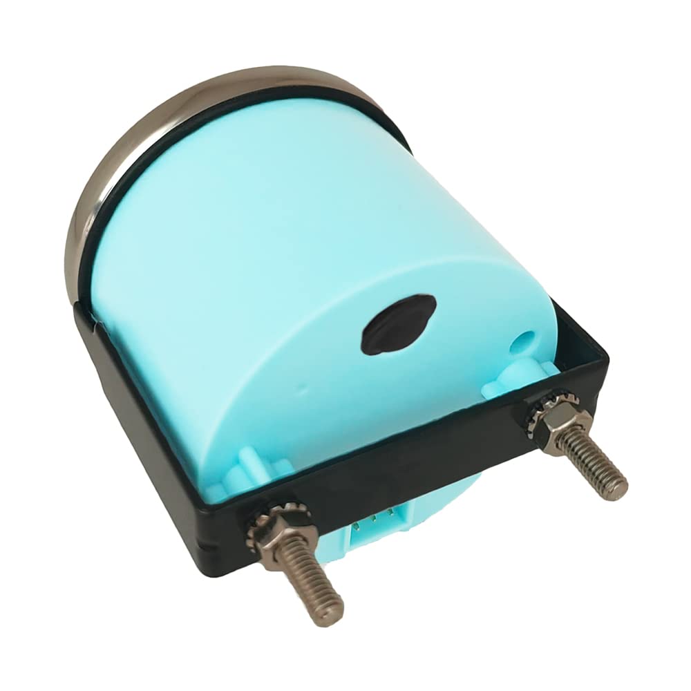 ELING Voltmètre 52mm 8-16V avec rétroéclairage 8 couleurs avec alarme pour voiture bateau yacht camion