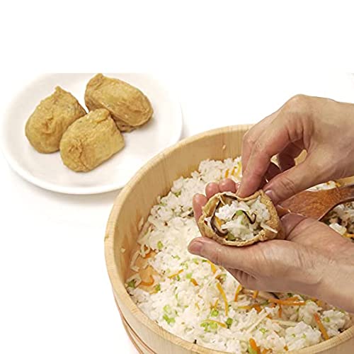 Wooden Hangiri Sushi Mixing Tub Japanese Rice Making Serving Bowl Rice Pan Rice Bucket With Copper Banding, White Pine Wood #TOP1