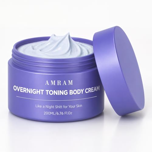 AMRAM Overnight Toning Whip Skin Tightening Body Firming Whip That Works While You Sleep Firming Cream For Loose Skin On The Body(3.38 Fl.Oz)