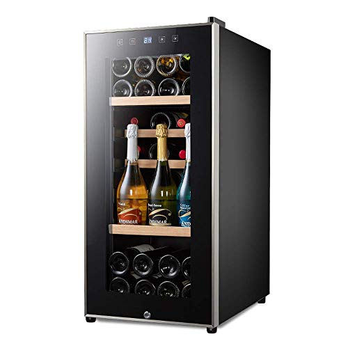 Lnspirational Geschenke Dekor Zubehör Weinkühler Weinkühlschrank Freistehender Weinkühlschrank Weinregal für bis zu 41 Flaschen (bis zu 860 mm Höhe)