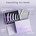 Ecoblossom Silicone Dilator Set - The Most Comfortable Dilators for Women - Intimacy & Wellness Aids (Curved, Sizes 1-5)