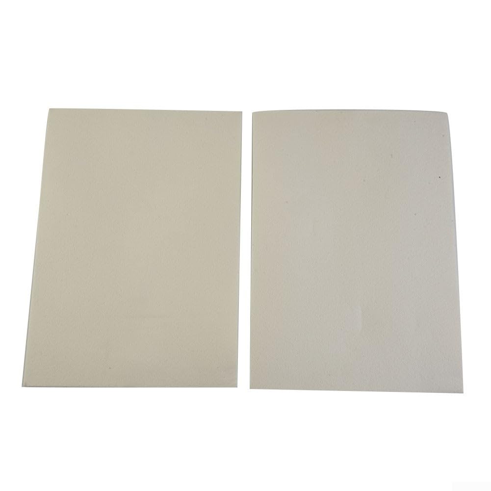 Honseadek Para A4 Juego de papel de junta de fibra de cerámica para sellar tubos de combustión y vidrio de horno con tolerancia de alta temperatura (A)