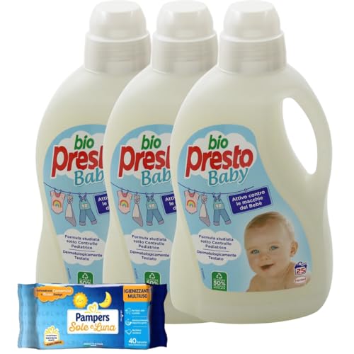 Bio Presto Detersivo Bucato Delicato per Capi dei Bambini –