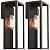 2-Pack Outdoor Wall Lanterns, 13'' Exterior Waterproof Wall Sconce with Clear Glass Shades, Oil Rubbed Bronze Porch Lights, Anti-Rust E26 Outdoor Lights for Outside Patio Garage Front Door House