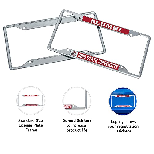 Desert Cactus Ohio State University Metal License Plate Frame Buckeyes Osu For Front Or Back Of Car Officially Licensed (Alumni) #TOP2