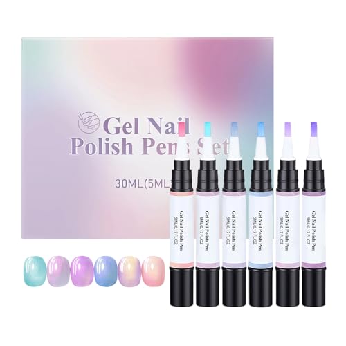 Bolígrafos de gel de color de uñas de secado rápido para principiantes