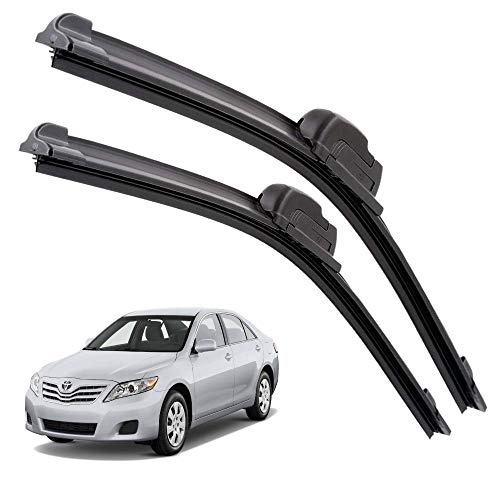Image of Euro Care Windshield Car Wiper Blades Compatibility With Camry Old (Model : 2012-2017) - Set of 2Pc (Particular)