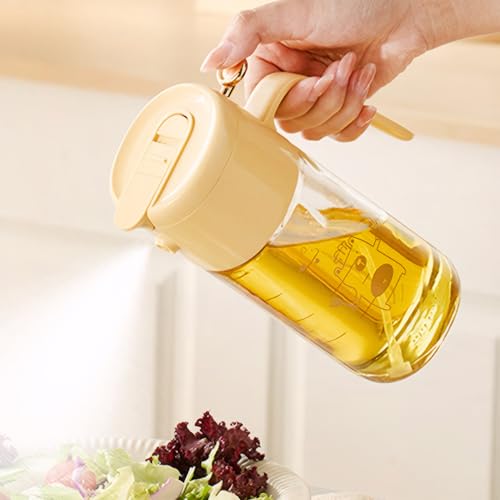 Aceite con atomizador Nuytghr de 550 ml para cocinar saludable en casa o de viaje al aire libre 4