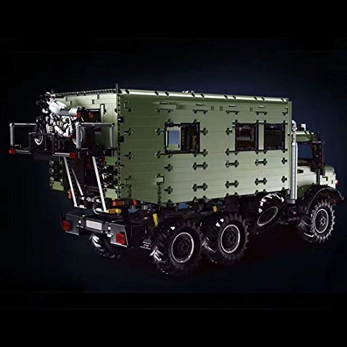 Onenineten Technik LKW Wohnmobil Bausteine, 2.4Ghz/APP RC Groß LKW Klemmbausteine Technik Bauset mit Fernbedienung und 9… – Bild 4