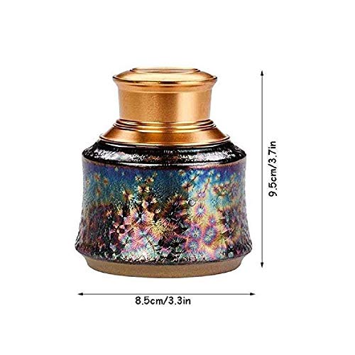 Urne funéraire en bois pour cendres de taille petite et style rétro pour maison - 7