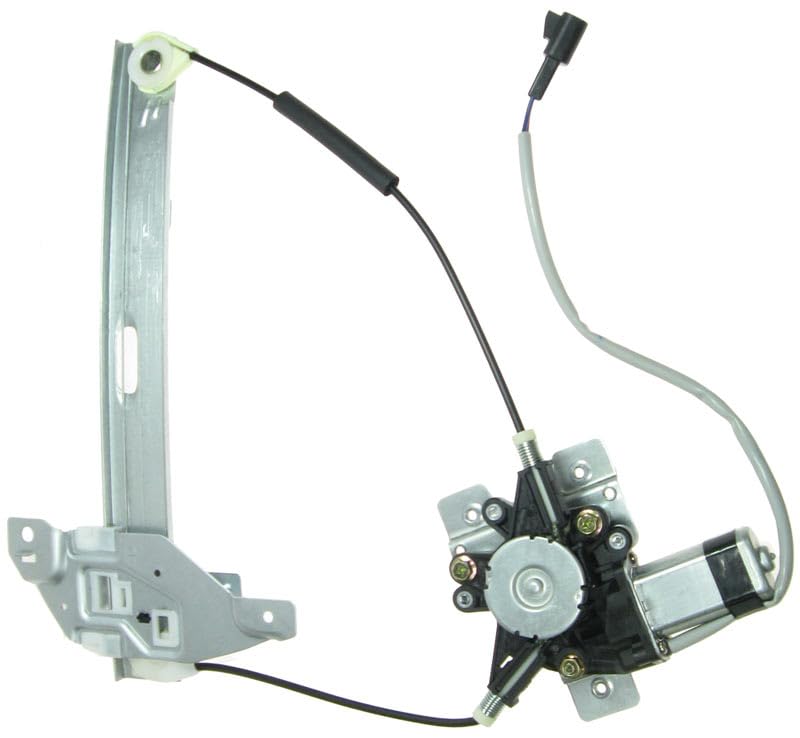 Image of TRQ Rear Right Power Window Regulator & Motor Assembly Passenger Side Compatible with 2000-2005 Chevrolet Impala