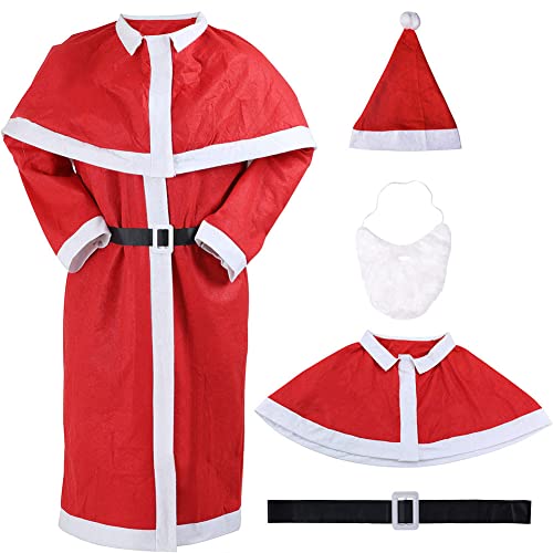 BAKAJI Full Santa Suit Adult Man Costume Heavy Duty Christmas San...