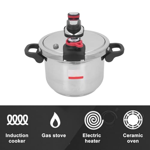Olla a presión de acero inoxidable 6 L miniatura 3