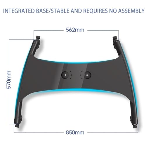 Soporte móvil para TV con ruedas, ajustable, 32-70 pulg miniatura 6