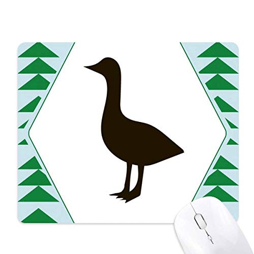 Tapis de souris antidérapant bernache noire pour éviter les douleurs au poignet