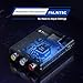Portta AV to HDMI Converter 1080P, RCA to HDMI Converter, Composite CVBS to Audio Video Adapter, Support PAL/NTSC, Compatible with VHS/VCR/PS3/N64/Wii/STB/Xbox/Blue-Ray/DVD Players