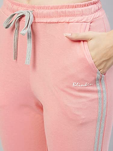 Image of BLINKIN Women Cotton Stribed Casual Style Pyjamas|Lowers With 2 Side Pockets : Ideal For Night Wear & Comfort Wear - The Ultimate Relaxed Fit Track Pants (Combo-608)