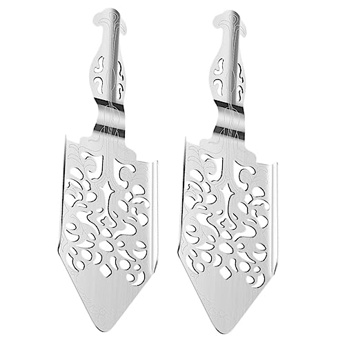 Toyvian 2pièces Lot De Cuillères à Absinthe Métal Avec Motif Absinthe Et Compte-gouttes Délicat