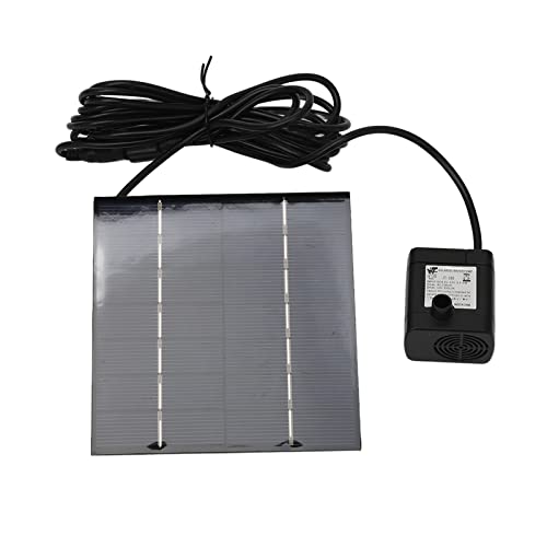 Solar-Vogelbadbrunnen, 1,4 W Monokristalline Silizium-Lotusblumen-Solarwasserpumpe für Gartenterrasse – Bild 10