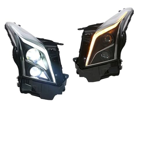 Faros delanteros para Cadillac ATS 2013-2019 con proyector y señal dinámica 1