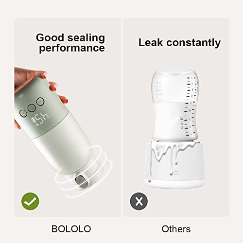 Bololo Portable Milk Warmer With Super Fast Charging And Cordless, Instant Breastmilk, Formula Or Water Warmer With 10 Ounces Big Capacity, Baby Flask For Vehicle,Car,Airplane Journey #TOP5