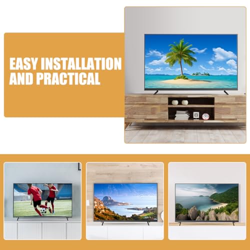 Meuble TV angle et salon optimisé grâce au support écran plat - 7