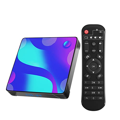 Android TV Box, X10 Android 11.0 TV Box RK3318 Quad Core 64bit Cortex-A53 2GB RAM 16GB ROM Bluetooth 4.0 USB 3.0 LAN 100M Enternet 2.4GHz/ 5GHz WiFi