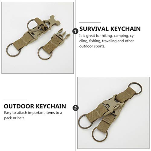 BESPORTBLE 2 Fivelas de LiberaÃ§Ã£o Lateral RÃ¡pida para Correias de Mochila Tiras de Embalagem Five