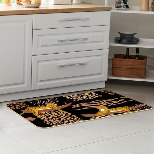 Tapete de cocina estampado de dos piezas lavable y muy absorbente 7