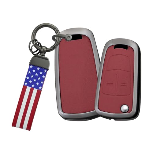 Coque de porte-clés en métal Opel et Vauxhall pour clé de Corsa Astra Vectra