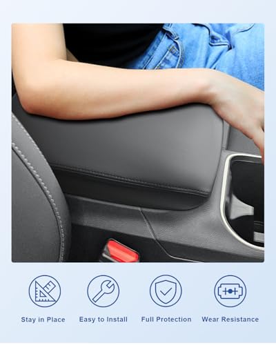 Image of CDEFG for 2025 Outback Legacy Accessories Compatible with 2020-2025 Subaru Outback Legacy Center Console Cover for 2020-2025 Outback Legacy Armrest Cover 2024 Outback 2025 Legacy Middle Console Pad