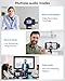 PQRQP 3 in 1 Microphone for iPhone/Android/Camera, Wireless Microphones, 328ft Transmission, 18H Battery Life, Mini Microphone for Record Interview, Vlogs, YouTube, Tiktok