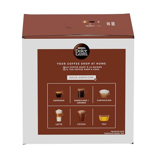 Café Capsules Compatible Dolce Gusto Lungo Intenso Intensité 9 Nescafe Dolce Gusto La Boîte De 16 Capsules - vue 7