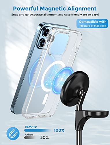3 In 1 Wireless Charging Station For Apple Magsafe Charger, 15W Fast Magnetic Mag-Safe Charger Stand For Iphone 14 13 12 Series Apple Watch Airpods Multiple Devices, Adjustable Angle, Gifts For Men #TOP3