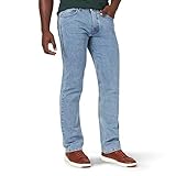 Lee Riders Indigo Men's Regular Fit Jean, Light Stonewash, 30W x 34L
