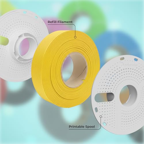Image of Polymaker Panchroma Marble PLA Filament Refill 1.75mm 1kg, White