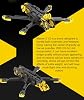 Master 5 V2 Kit de Marco para Dron FPV de 5 Pulgadas – Compatible con VTX/Link de Unidad Aérea Analógica/O3 para Cuadricóptero FPV Racing y Freestyle 4