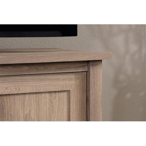Sauder County Line Panel TV Stand, For TVs up to 47", Salt Oak finish - Image 4