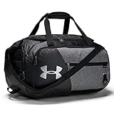 Under Armour Adult Undeniable Duffle 4.0 Gym Bag , Graphite Medium Heather (040)/Black , Small