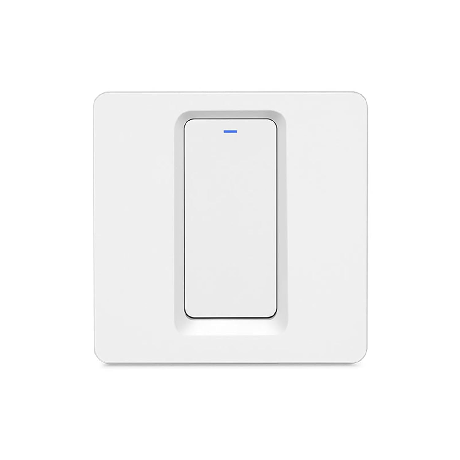 Tuya WiFi Smart Light Switch EU Push Button Panel Wall Switch 1/2/3 Gang Work with Voice Control Smart Life App 1 Gang