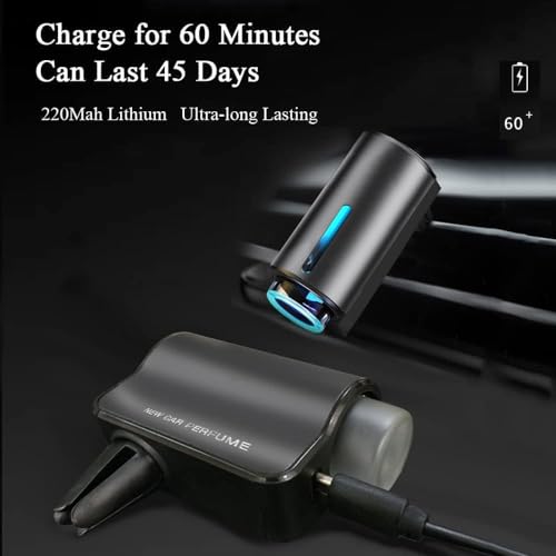 Image of Smart Car Air Freshener with Three Adjustable Settings for Car Use | Long-Lasting Freshener Diffuser, Vent Clip Format for Office, Home, Bedroom, and Car Spaces, Suitable for Daily Use