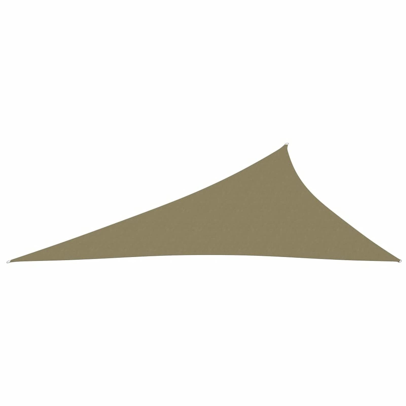 Parasole a Vela Oxford Triangolare 3x4x5 m Beige,Tenda a Vela Impermeabile Rettangolare Vela Ombreggiante Parasole Protezione Raggi U V per Esterno Giardino terrazza