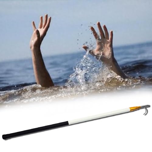 Poste de rescate de playa ajustable para la seguridad de barcos y piscinas familiares