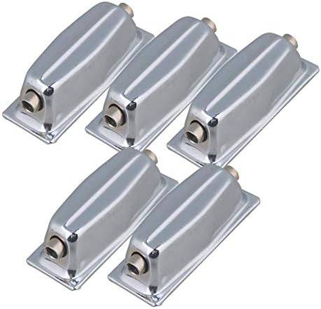 Drum Set Accessory Silver Alloy End Tom Drum Lugs Without Screws Long Type Suitable for Drum Kit Pack of 5